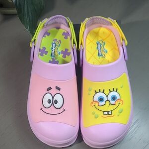 SpongeBob SquarePants Croc Style - Pink and Yellow Fun